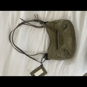 Balenciaga mini cross bag olive color